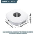 thumbnail image 2 of RGRGSA-6 Pieces Retractable Cable Management Charging Organizer Phone Cord Holder Small Winder Case for Headset Cord Mouse Wire Charger Cable(White), 2 of 4
