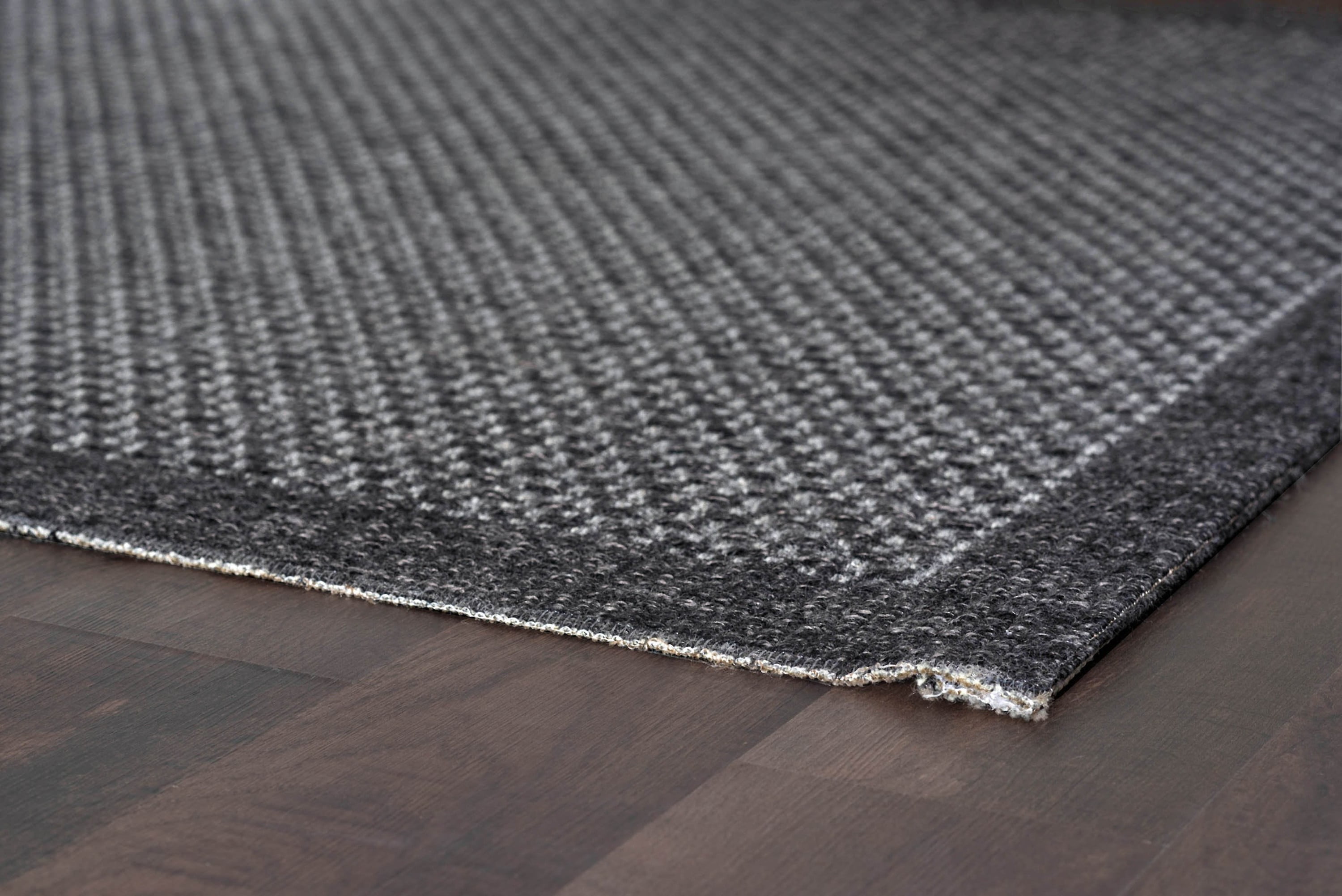 6ft Square Water Resistant, Indoor Outdoor Rugs for Patios, Front Door Entry, Entryway, Deck, Porch, Balcony | Outside Area Rug for Patio | Black, Solid | Size: 5'1'' Square