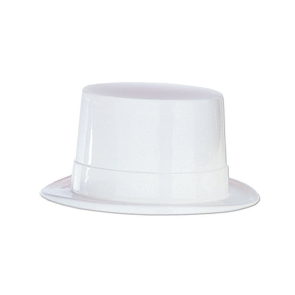 Party Central Club Pack of 24 White Plastic Topper Party Hats Costume Accessories
