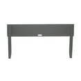 thumbnail image 6 of AFI Orlando Full Modern Solid Wood Panel Headboard with Attachable Charger, Grey, 6 of 8