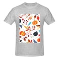 thumbnail image 4 of Bingfone Autumn Pumpkins Fall Leaves Men'S Loose Fit Short-Sleeve Pocket T-Shirt, 4 of 7
