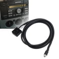 thumbnail image 3 of Aux en el cable del adaptador, enchufe de desgaste de abs resistente a la temperatura y juega el adaptador de entrada estéreo negro de 3.5 mm transferencia de transferencia para 6000cd, 3 of 7