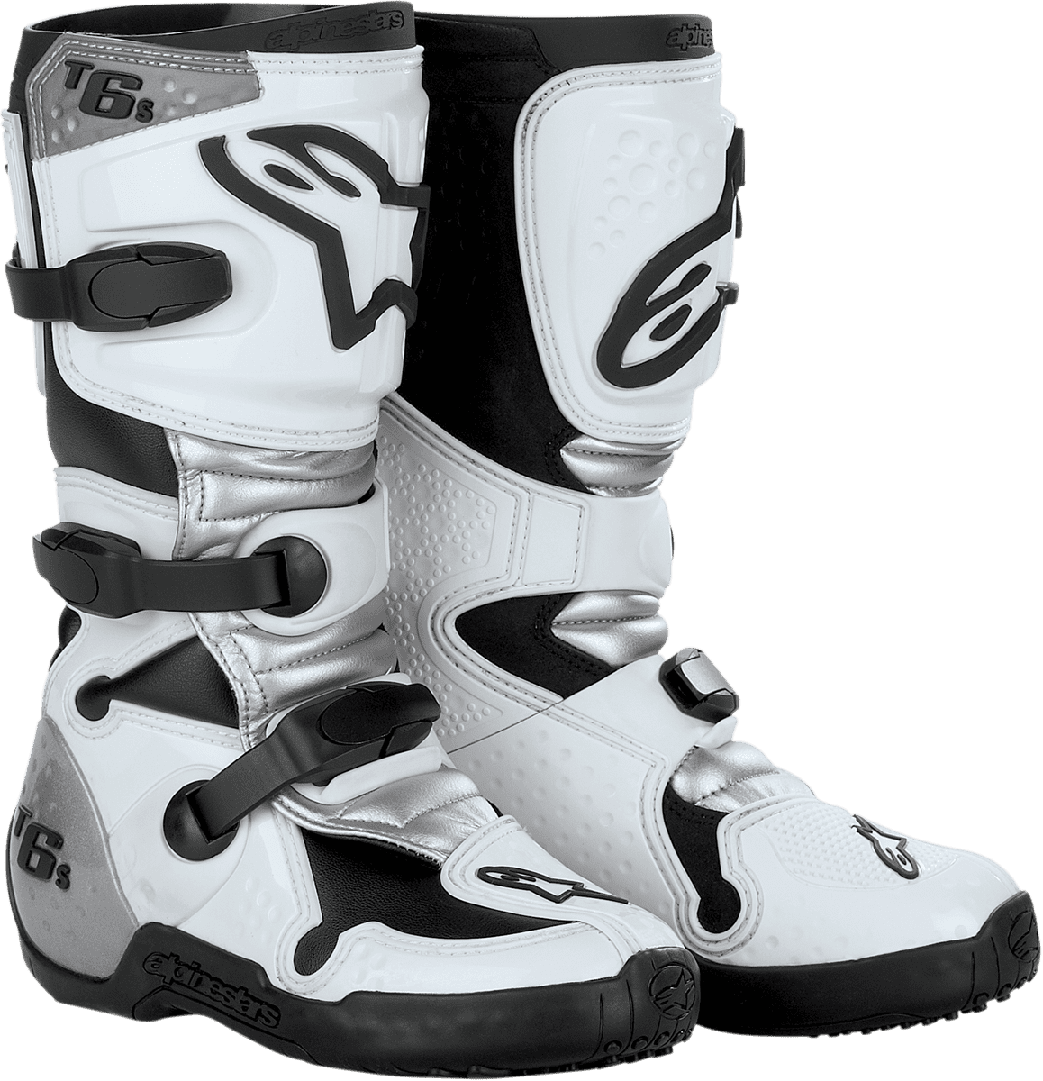 Alpinestars Tech 6S Boots White/Silver 