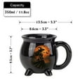 thumbnail image 2 of Halloween Cauldron Coffee Mug - Witch Brew Ceramic Cup, Spooky Gothic Gift for Women, Besties, Sisters - Witching You a Wicked Brew Stoneware Tea Mug Halloween Decor, 2 of 6