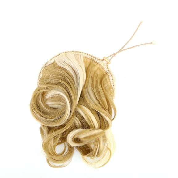 Wigs Ponytail Extension Curly Ponytail Wig Harm-free Hairpiece Curly Wig Ponytail Extension Drawstring Women's
