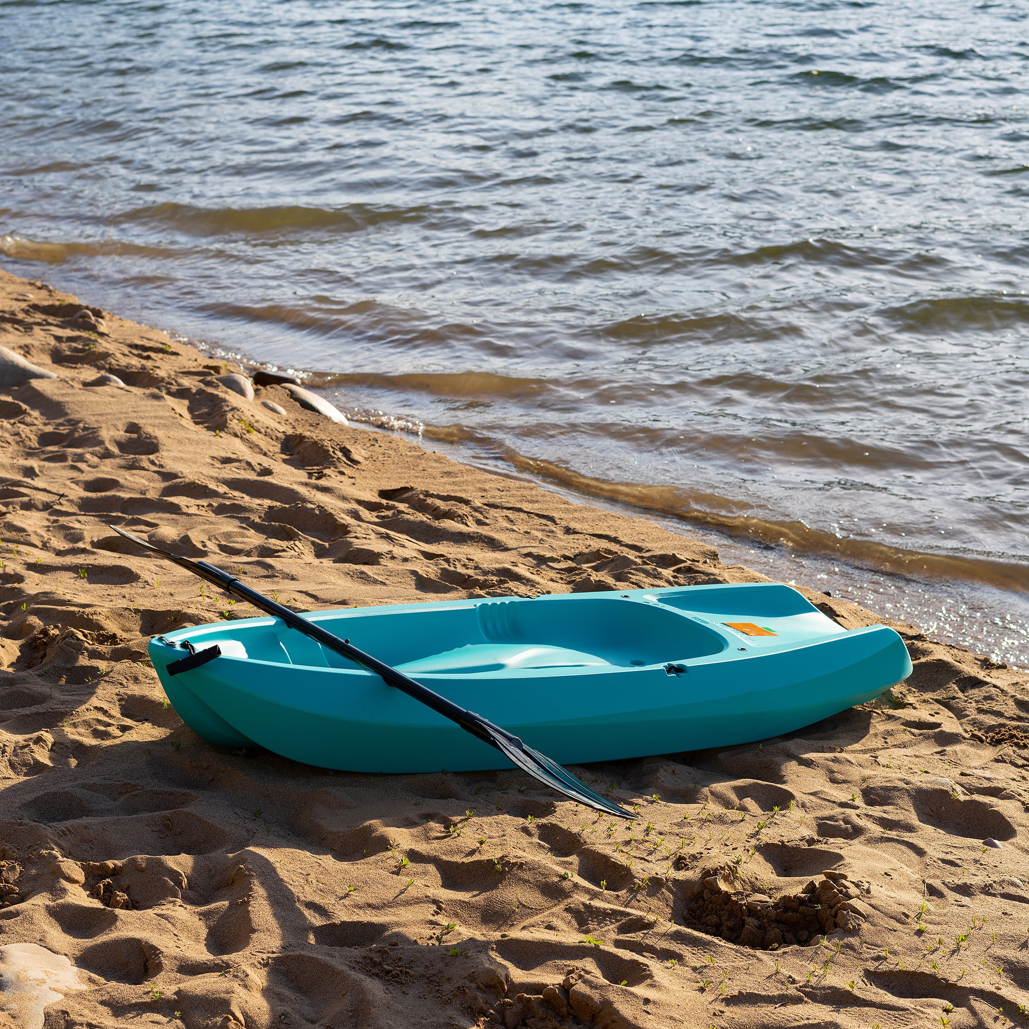 Lifetime Wave 6 ft Youth Sit-On-Top Kayak with Paddle, Aqua (91185)