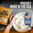 thumbnail image 5 of Beef Gelatin Powder 1.25 lbs - Grass-Fed, Unflavored, Non-GMO - Premium Thickening Agent for Cooking & Baking - Perfect for Gummy Candy, Marshmallows and Sauces., 5 of 6