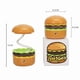 thumbnail image 1 of Lámpara de noche creativa con forma de hamburguesa, LED, recargable, para mesita de noche, para niños, para estudiar, con sacapuntas y almacenamiento, para escritorio., 1 of 1