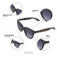 thumbnail image 5 of Lentes de Sol Levis Eyewear X13056 Outlook Marco de Plástico Color havana UV 100%, 5 of 5