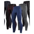 thumbnail image 2 of PENGXAING Men‘s Running Sports Tight Elastic Quick-Drying Pants Basketball Training Outdoor Legging Trousers, 2 of 5