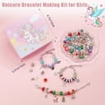 thumbnail image 2 of Kit de creación de pulseras con dijes Emibele para niñas de 8 a 12 años con 87 piezas, 2 of 7
