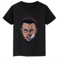 thumbnail image 3 of Camiseta de algodón negra de verano de manga corta con estampado de Stephen Curry para niños, camisetas deportivas para niños y niñas, ropa adecuada para fanáticos, 3 of 5