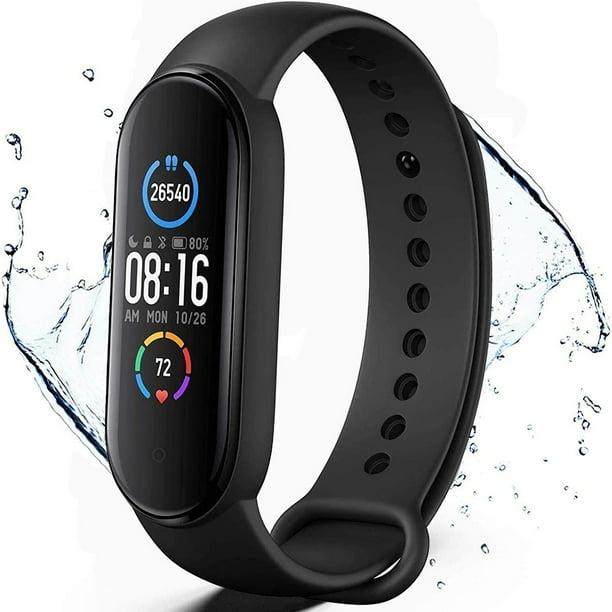 Smart Bracelet Wristband Waterproof Sport Smart Watch Fitness Tracker Watch with Heart Rate Monitor Smart Watch with Message Reminder and Step Counter