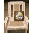 thumbnail image 2 of Carolines Treasures SS8452PW1414 Keeshond Fabric Decorative Pillow, 14Hx14W, multicolor, 2 of 4