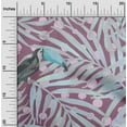 thumbnail image 2 of oneOone Cotton Poplin Purple Fabric Tropical Birds With Palm Leaves Sewing Material Print Fabric By The Yard 56 Inch Wide, 2 of 4