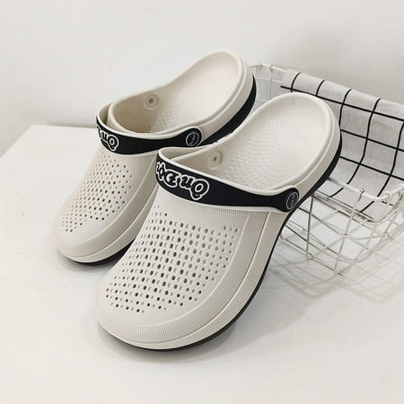 

Men s Slip-Resistant Clogs Shoes - Spacious and Comfortable Easy to Clean Perfect for Beach Kitchen Home and Office - Ideal for Rainy Day Travel
