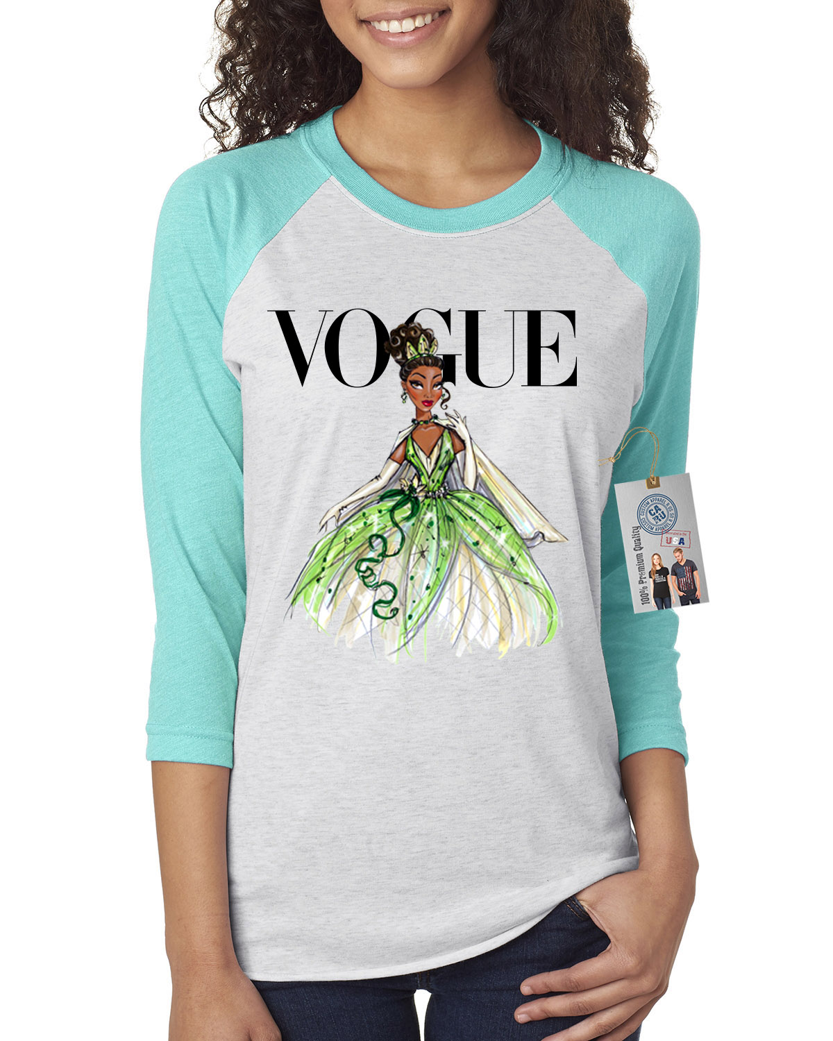Princess tiana vogue shirt Clearance