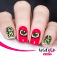 thumbnail image 2 of Whats Up Nails B063 Goth is the New Black Metal Stamping Plate for Nail Art Design, 2 of 11