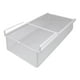 thumbnail image 3 of Cesta de malla portátil de metal para colgar en el armario, con cajón extraíble, contenedor decorativo S Blanco, 3 of 9