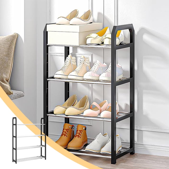 EGNMCR Closet Organizers and Storage, Organization and Storage Simples Multi Layer Quickly Assembled Shoe Rack Home Doorway Dormitory Space Saving Storage Cabinet Economic Shelves shoe rack