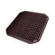 thumbnail image 5 of Funda de asiento con cuentas de madera Cojín de asiento con cuentas Multifuncional Resistente Fresco Tejido a mano rojo oscuro, 5 of 9
