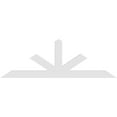 thumbnail image 4 of 96"W x 32"H x 2"D x 6"F, 8/12 Pitch, Saratoga Architectural Grade PVC Gable Bracket, 4 of 8