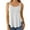 White, variant on Lixiuxyad Summer Tank Tops Vests For Women Summer Casual Fashion Tops Strap Chiffon Sleeveless Tank Top(Black L)
