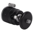 thumbnail image 1 of Small Ball Head, Knob Locking Camera Tripod Adapter 360 Rotatable Aluminum  For Photography, 1 of 8