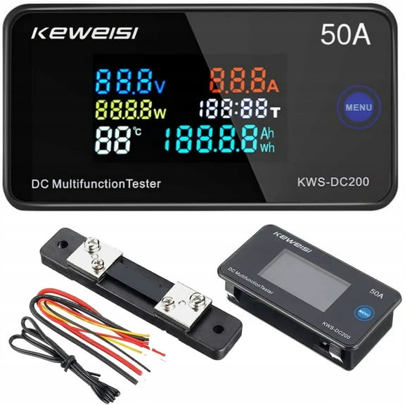 KWS-DC200 DC digital display voltage and current meter tester 0-200V 0-50A