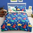 thumbnail image 1 of Juego de cama doble para niños Joiedomi Dinosaur, 5 piezas, 1 of 7