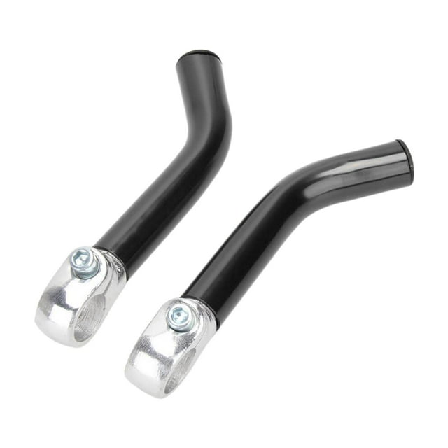 2 Pcs Repose-Guidon de Vélo, Barre de Repos pour Vélo de Route, 15cm - Noir
