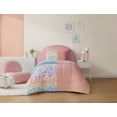 thumbnail image 5 of Style2 Mix & Match 5-Piece Reversible Bed in a Bag Comforter Set with Sheets, Pink Floral, Twin, 5 of 9