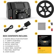 Kodak REELS 8mm & Super 8 Film Scanner & Converter, Slide Scanner with Big 5” Screen