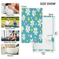 thumbnail image 6 of Yayeee 100% Cotton Hand Towels for Bathroom 16" x 28" Soft Absorbent Kitchen Towel, Small Daisy, 6 of 7