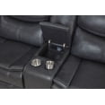 thumbnail image 6 of Sycamore Upholstered Power Reclining Sectional Sofa Grey, 6 of 12