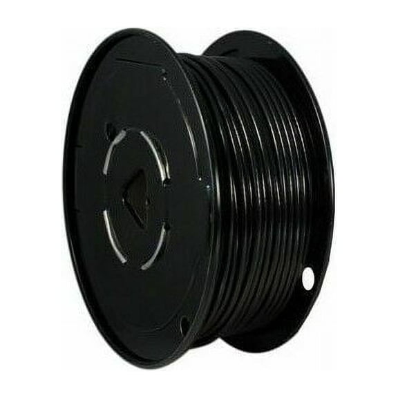 Vinyl Coated Stainless Steel 304 Cable Wire Rope 7x19, Black, 1/8" - 3/16" (1000 ft)