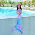 thumbnail image 2 of Girls Swimming Mermaid Tail Sets Kids Mermaid Swimsuit, 2 of 6