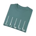 thumbnail image 3 of Funny Sport Family Novelty Wear Gift Full Of Important Choices Golfing Clubs Men Women Unisex Garment-Dyed T-shirt, 3 of 4