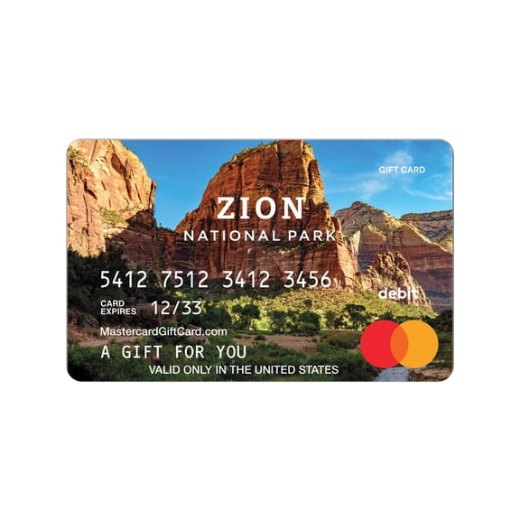 Mastercard® $20-$500 eGift Card Zion (Plus $6.84 Purchase Fee) [Email Delivery]