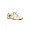 Pre-owned|Bottega Veneta Womens Suede Snakeskin Butterfly Low Top Sneakers White Size 36 6