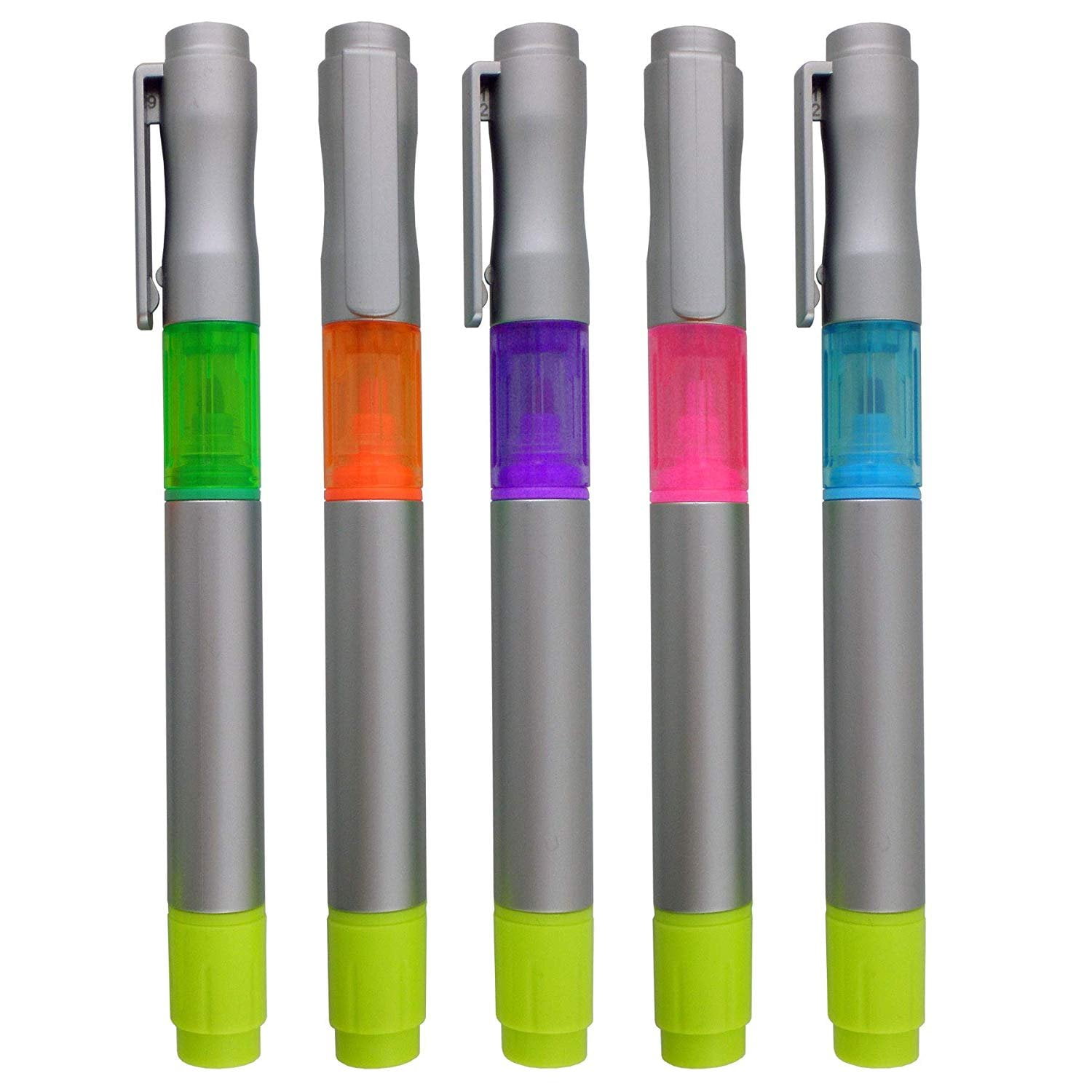 Highlighter with Ballpoint Pen With Chisel Tips, Comes in an array of
