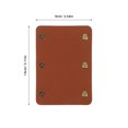 thumbnail image 3 of Shisuyan Suitcase Handle Wrap Brown Pu Leather 2Pack 5.1X3.5X0.08In, 3 of 8
