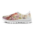 thumbnail image 6 of Psesaysky Flowers Birds Printed Sneakers for Girls Women Lightweight Breathable Casual Shoes Size 5.5-11.5, 6 of 7