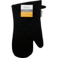 thumbnail image 2 of MUkitchen 100% Cotton, Terry-Lined Oven Mitt, 13-Inches, Onyx, 2 of 2