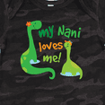thumbnail image 4 of Inktastic My Nani Loves Me Grandson Dinosaur Boys Baby Bodysuit, 4 of 5
