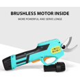 thumbnail image 2 of Electric Pruning Shears, 7.2V Cordless Pruning Shears, Power Pruner with 2pcs 2Ah Rechargeable Batteries and 1 Replacement Blade, Electric Pruner for Gardening, Twigs, Crafting, 0.87in Branch Cutter, 2 of 6