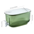 thumbnail image 2 of Dispensador de bebidas de 4L con grifo Jarra de té de fruta de limón transparente para fiesta en casa, 2 of 9