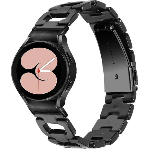 REOQ Watch Band Compatible for Samsung Galaxy Watch 7/6/5/4/Watch 6 Classic/Watch 5 Pro/Watch 4 Classic Strap, Resin Lightweight Replacement Wristband