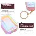 thumbnail image 2 of Shisuyan Key Bag Coin Purse Pink Zinc Alloy For Young Adults 1Set 3.5x2.4x2.2in, 2 of 9