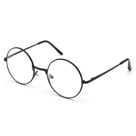 M.way Fashion Retro Vintage Round Circle Metal Frame Eyeglasses Clear ...